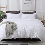 AveLom White Duvet Cover King (104 