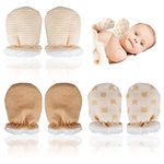 3 Pairs Baby Mittens Winter Anti Scratch Baby Mittens, Winter Baby Warm Gloves for Newborn (0-6 Months)