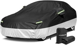 NEVERLAND Sedan Car Cover Waterproof All Weather,Car Cover Windproof Dustproof UV Protection Scratch Resistant Indoor Outdoor Univers,Full Exterior Covers Fit for Sedan(172-183 inch)