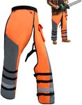 MYDAYS OUTDOOR Chainsaw Chaps Apron Wrap for Men/Women,Loggers Forest Workers Protective Chain Saw Pants,Adjustable Belt Chainsaw Safety Equipment M