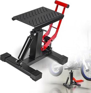 Zeyfon Adjustable Dirt Bike Stand & Powersport Jack 450KG Capacity, Heavy Duty Hydraulic Motorcycle Lift Stand & Center Stand for Maintenance, Dirt Bike Accessories for Garage & Shop