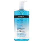 Neutrogena Hydro Boost Fragrance-Free Hydrating Cleansing Gel, Foaming, Facial Cleanser, Hyaluronic Acid, Paraben Free, 473-mL