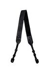TETHER's Black Leather Camera Strap