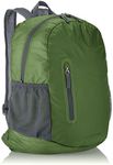 Amazon Basics Lightweight Packable Hiking Travel Day Pack Backpack - 19 x 8 x 13 Inches, 35 Liter, Green