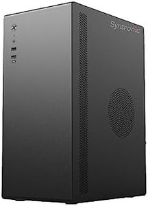 SYNTRONIC Desktop Pc Computer (Intel Core i7 6th gen, 8 GB RAM, 512gb M.2 SSD, Win 11 Pro, WiFi, USB 3.0, Type C,VGA, HDMI), Full Metal Body,Black