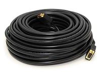 Monoprice 103574 100-Feet Super VGA Male to Male CL2 Rated Video Cable with Ferrite Cores