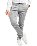 Performance Pants for Men, Slim Fit Stretch Golf Trousers for Men-Comfortable, Lightweight Mens Trousers for Suits, Casual, Golf, and Office