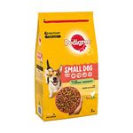 Pedigree Dry Complete Adult Small Dog Chicken and Vegetables 3kg