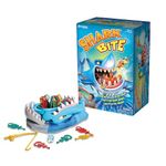 Pressman Shark Bite - Roll the Die and Fish for Colorful Sea Creatures Before the Shark Bites Game!, 5'' - Trilingual