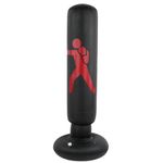 Mastyle® Punch Bag 160cm PVC, Inflatable Free-Standing Fitness Target Stand Tower Bag, Free Standing Tumbler Column Sandbag with a Free Foot Air Pump (Style 2)
