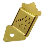 BNF® Mandolin Tailpiece Bridge Tailpiece With Screws Diy Replacement Parts Golden