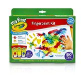 Crayola Finger Paint Set for Toddlers 12+ Months – Washable Non-Toxic Paints with Bright Multicolor Shades,6-Pack Mess-Free Easy-Clean Art Activity, Creative DIY Gift for Ages 1-3