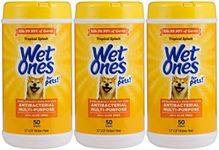 Wet Ones for Pets Multi-Purpose Dog Wipes with Aloe Vera, 50 Count - 3 Pack | Dog Wipes for All Dogs in Tropical Splash, Wipes for Paws & All Purpose | 150 Count Total