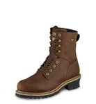 Irish Setter, Mesabi, Men’s, 8", Waterproof, Soft Toe, Logger Boot, Brown, 12