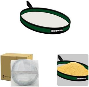 SPONDWILD Collapsible Sifter Screen, 120 Mesh Sieve Tray for Drying and Sifting, Fine Filter Screen for Rice, Beans, Soybeans, Mung Beans, Sesame, Nuts and Herbs, 11.8", Green