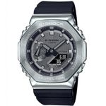 Casio Gents 49.30mm Quartz Watch with Grey Analogue dial and Black Plastic/Resin Strap Strap GM-2100-1AER