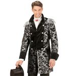 W WIDMANN MILANO Party Fashion 59289 Frac Da Sfilata In Costume Parade Tailcoat, Silver, XXL