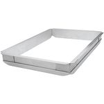 Winco AXPE-2 Sheet Pan Extender, Half-Size, Alu, Aluminum, Silver