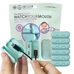 Watch Your Mouth Baby Proof Cord Cover | Award-Winning USB Charger Cover for Baby Proofing Cords | BPA & Phthalate-Free Charger Cover Protector | Electrical Safety Baby Products, (6-Pack, Dusty Aqua)