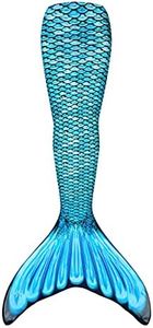 Fin Fun Mermaid Tail Only, Reinforced Tips, NO Monofin, Tidal Teal, Size Youth 8