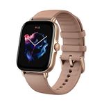 Amazfit GTS 3 in Rose Smartwatch for Women, Alexa Built-in, Health & Fitness Tracker with GPS, 150 Sports Modes, 1.75”AMOLED Display, 12-Day Battery Life, Blood Oxygen Heart Rate Tracking