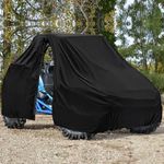 YONQIFON 2 Seater UTV Cover with Zipper UTV Covers Waterproof Outdoor Heavy Duty All Weather Easy Install Compatible With Polaris Ranger Yamaha Wolverine Can-Am Honda Kawasaki Teryx CFMOTO Zforce