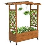 YITAHOME Raised Garden Bed with Tre