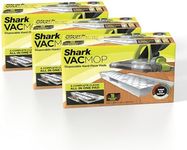 Shark VMP30 VACMOP Disposable Hard Floor Vacuum and Mop Pad Refills White, 30 Count (Packaging May Vary)