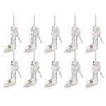 NUOBESTY 12Pcs High Heel Hanging Ornament High Heel Shoe Party Decoration for Weddings Birthday Party Table Serving Candy Other Event Favors