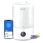 LEVOIT Humidifiers for Bedroom 3L, Top-Fill Cool Humidifier for Baby Room & Home, Smart Control with Humidity for Plants, Quiet Operation with Auto Mode, Essential Oil, Shut-Off, Up to 25H for 27 ��㎡