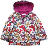 Arshiner Girl Baby Kid Waterproof Hooded Coat Jacket Outwear Raincoat Hoodies