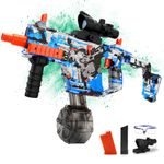 Gel Ball Blaster – Semi & Full Auto Splatter Blaster with Sight, Goggles, 600 Rounds/Min, 100FT Range for 14+ Years Old