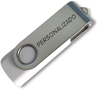 Memoria USB 32GB 64GB Personalizable con Bolsa Regalo, Regalo Original, Pendrive Llavero (E1 32GB)