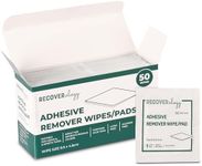 Adhesive Remover Wipes | Pack of 50 Individually Wrapped Sachets | Wipes for Skin that Remove Adhesive Residue from Medical Tape and Sports Tape | Contains Aloe | Acetone Free