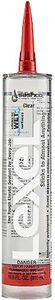 Sashco 13010 10.5oz Sealants Clear Lexel Adhesive Caulk, 10.5-Ounce (Pack of 12)
