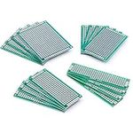 AZDelivery Set of 16 PCB Prototyping Board Perforated Cards compatible with Arduino including E-Book!