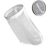 400 Micron Nylon Monofilament Mesh Filter Bags 7 Inch Ring by 16 Inch Long - Filter Socks Size 1 Liquid Filtering - 1 Pack (400 Micron 7" x 16")