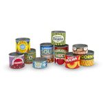 Melissa & Doug Toy Tinned Groceries | Toy Play Food Sets for Children Kitchen Toys for Girls or Boys 3+ | Food Toys & Play Kitchen Accessories | Toy Food Set for Kids Kitchen Accessories