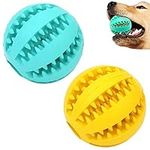 Sunglow 2 Pack Dog Toy Ball，Nontoxi