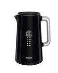 Tefal Smart'n Light Kettle, Keep Warm Function, Digital Temperature Control, Fast Boil 3kW, 1.5L, Black, KO853840