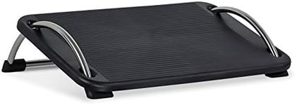 Mount-It! Tilting Footrest Under Desk | Ergonomic Office Foot Rest Adjustable | Computer Desk Foot Support | Large Platform Elevated Office Footrest