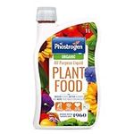 Phostrogen Organic All Purpose Liquid Plant Food, 1L - All Purpose Organic Fertiliser - Enriched with Seaweed Extract for Healthy Growth - More Vegetables, Brighter Blooms - Plant Nutrition