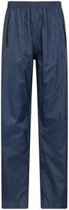 Mountain Warehouse Pakka Womens Rain Pants -Waterproof Ladies Overpant Navy 8