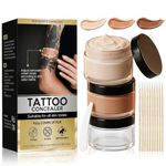 Tattoo Cover Up Makeup Waterproof 40g, Tattoo Concealer Full Coverage, Natural & Long Lasting Body Concealer Suitable for All Skin Tones
