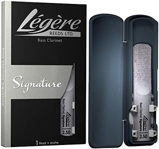 Légère Reeds - Bass Clarinet Reed, Signature, Strength 2.50 (BCS2.50) - Premium Synthetic Woodwind Reed