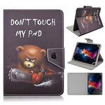 DETUOSI Universal 10.1 inch Tablet Case, 10 inch Tablet Cover, Magnetic Closure Travel Portable Protective Folio Leather Stand Shell Case for All Kinds of 9.6-10.6 inch Android/iOS/Windows Tablet #7