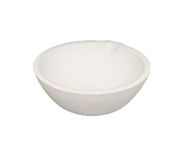 Fozti White Ceramic Melting Crucible Dish Cup 55mm for High Temperature Refining, Casting, Melting of Platinum, Gold, Silver, Copper & Scrap Jewellery for Jewellery Making & Repair, Model Making, etc