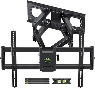 Full Motion TV Wall Mount for Most 37"-86" Flat Screen TV, Swivel or Tilt TV Wall Bracket with Dual Articulating Arms, for 12"-16" Wood Studs, Max VESA 600x400mm, Load 132 lbs by USX MOUNT