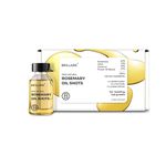 Brillare 20% Rosemary Oil Shots For Rapid Hair Growth | Improves Thickness | Controls Hair Fall & Nourishes Scalp | 100% Natural, Non Greasy Hair Oil Shots For Men & Women