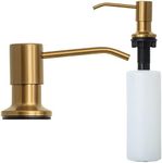 Strictly Sinks Liquid Soap Dispenser - Stainless Steel Dish Soap Dispenser, Refillable Kitchen Soap Dispenser for Kitchen Sink, Soap Dispenser Bottle with Stainless Steel Pump